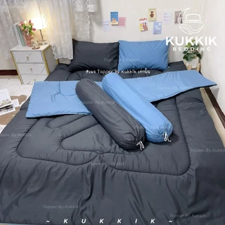 💜ชุดที่นอนท็อปเปอร์ Set 10​ ชิ้น✨ใย 4ชั้น หนา 8 นิ้ว🎄ใย 3ชั้น หนา 5 นิ้ว ✨หนานุ่ม ใยฝู ✔︎มีบริการเก็บเงิน