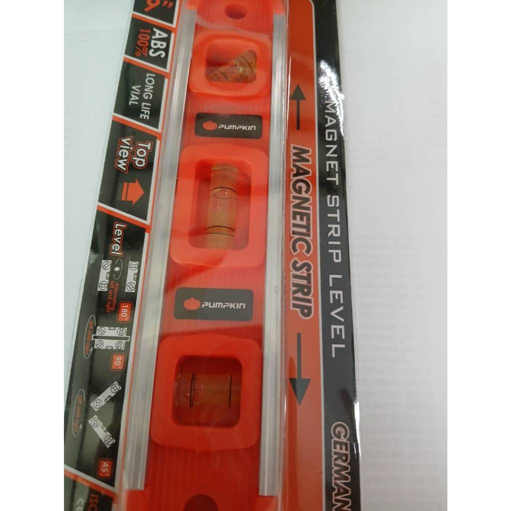 ระดับน้ำรุ่นแม่เหล็ก 9" #28244 PUMPKIN ISO9001:2000