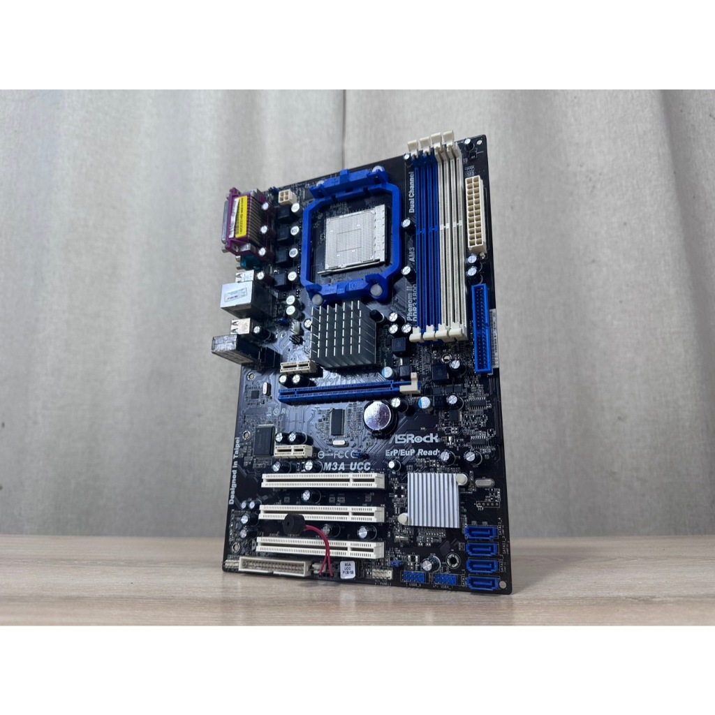 เมนบอร์ด(mainboard) asrock M3A UCC (socket am3)