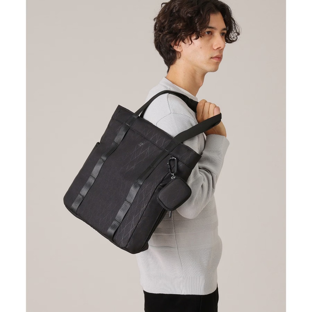 TAKEO KIKUCHI กระเป๋าโท้ท 2WAY SHADOW LINE TOTE BAG
