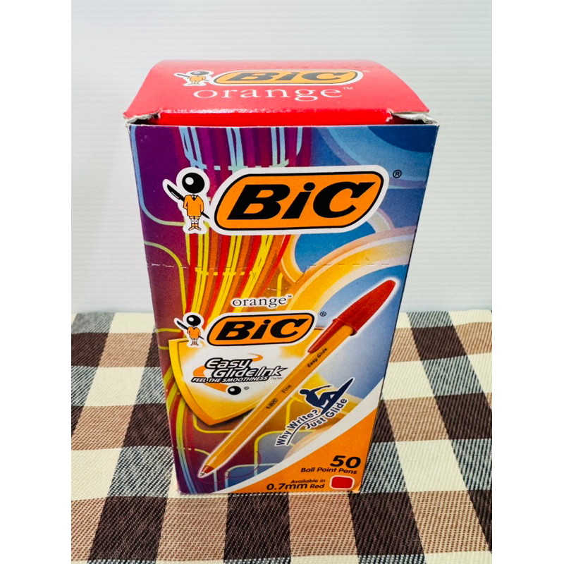 ปากกา ลูกลื่น BIC ปากกาบิก รุ่นหายาก เขียนลื่น [1 แท่ง] 0.7mm หมึกน้ำเงิน/แดง/ดำ ปากกาสวมปลอก BIG ปากกาบิค US.Station - รูปที่ 6