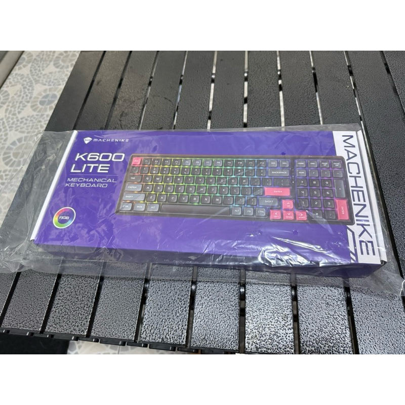 แป้นพิมพ์ Machenink รุ่น K600 Lite สี Brown มือ 1 ไม่ผ่านการใช้งาน ครบกล่อง แกะถ่ายรูปเฉยๆ
