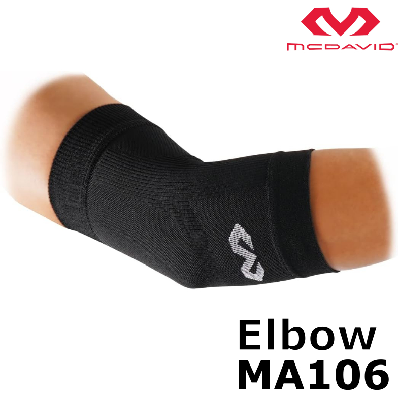 Mcdavid Ma106 Conditioning Elbow Sleeve (1 ชิ้น) S/M/L Black Compression Support Gym Muscle Training