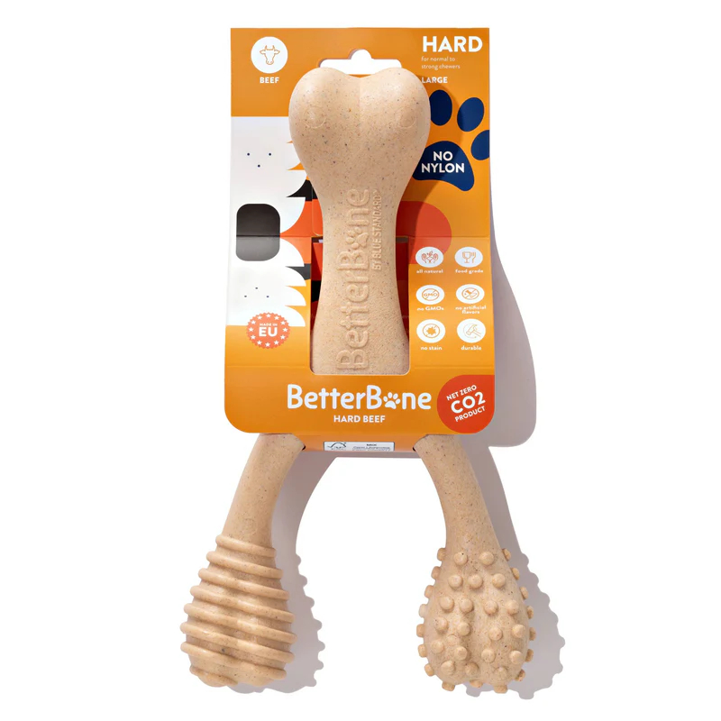 Better Bone Large ของเล่นขัดฟันสุนัข เคี้ยวเพลิน ปลอดภัย วัสดุธรรมชาติ  | ไม่บาดเหงือก ไม่อุดตันลำไส้ | สำหรับพันธุ์ใหญ่