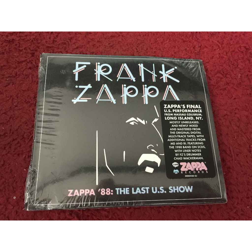 CDเพลง Frank Zappa – Zappa '88: The Last U.S. Show สภาพตามรูปปกMaizui