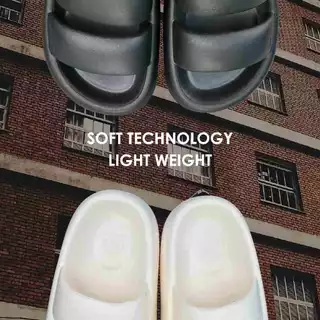 KIM&CO. ORIGINAL - PILLOW CLOUD SANDAL(KS008W) รองเท้าแตะแฟชั่นผู้หญิง รองเท้าแตะเกาหลีมินิมอล พื้นนุ่มสบาย ไม่เมื่อย