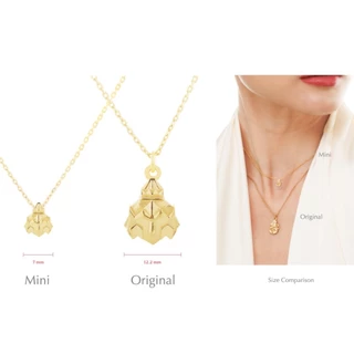 สร้อยคอมหาเทพพร้อมจี้ ขนาด Original *ปลุกเสกแล้ว* พระพิฆเนศ พระแม่ลักษมี ท้าวเวสสุวรรณ สร้อยคอมู