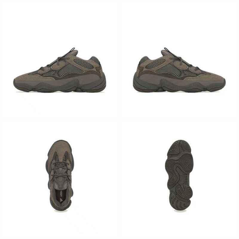 【💯  เคาน์เตอร์ของแท้】Adidas yeezy 500 รองเท้าผ้าใบ
