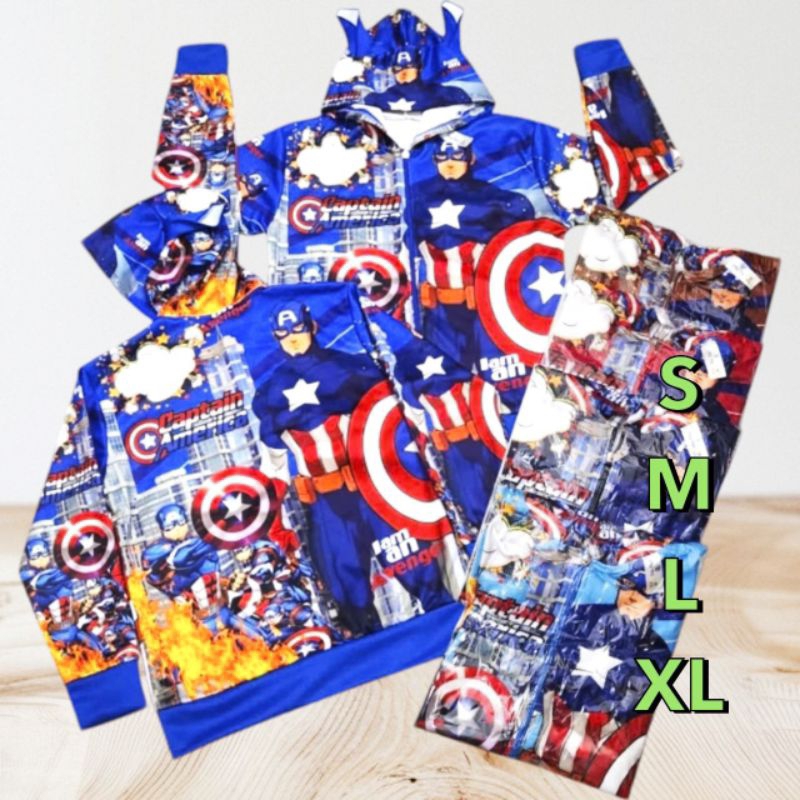 เสื้อกันหนาวเด็กมีฮู๊ด(B55)