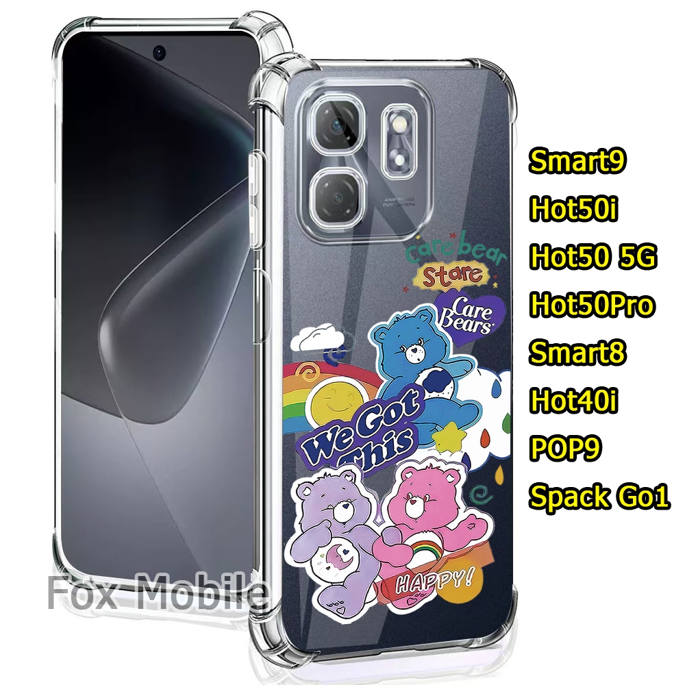 เคสลายการ์ตูน น่ารัก สำหรับ infinix Smart9 Hot50i Hot50 5G Hot50Pro Hot50Pro+ Tecno POP9 Spack Go1 เคสกันกระแทก 029 TP