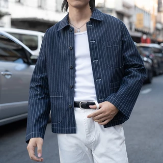 Prompt Journey Jacket 3 pocket workwear M/L/XL เสื้อแจ็คเก็ต​​ กระเป๋า3ใบ เอิร์ธ​โทน​ แจ็คเก็ตผู้ชาย