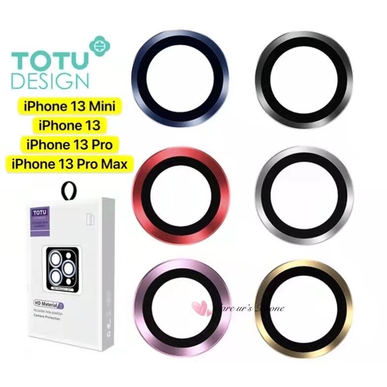 🔥🔥ฟิล์มกระจก ป้องกันเลนส์กล้อง สำหรับ iphone13,13mini,13pro,13promax,12pro,12promax,11pro,11promax พร้อมบล็อกติด TOTUแท้