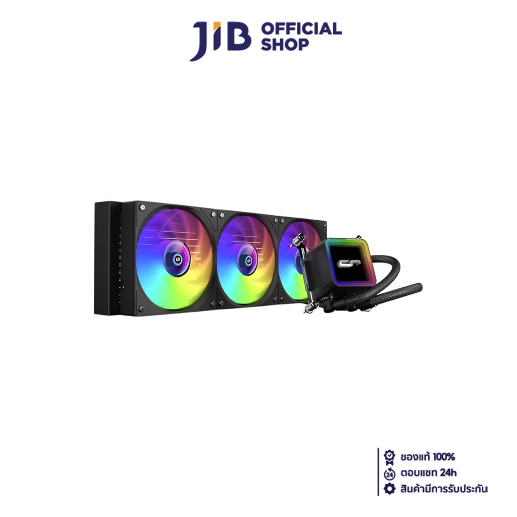 CPU LIQUID COOLER (ระบบระบายความร้อนด้วยน้ำ) CRYORIG RHEO360 ARGB (BLACK)