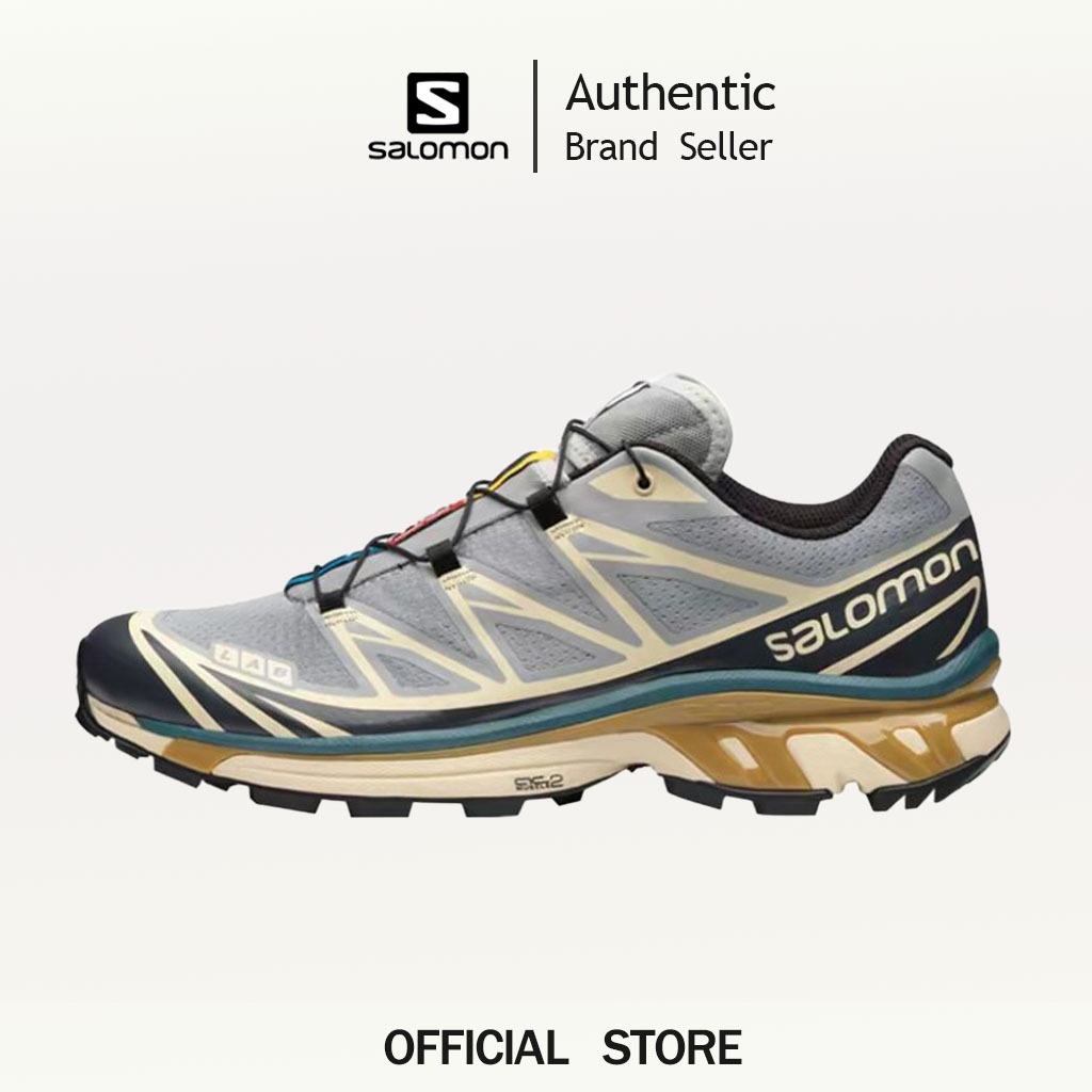 SALOMON XT-6 สีเทา ของแท้ 100 % รูปแบบ