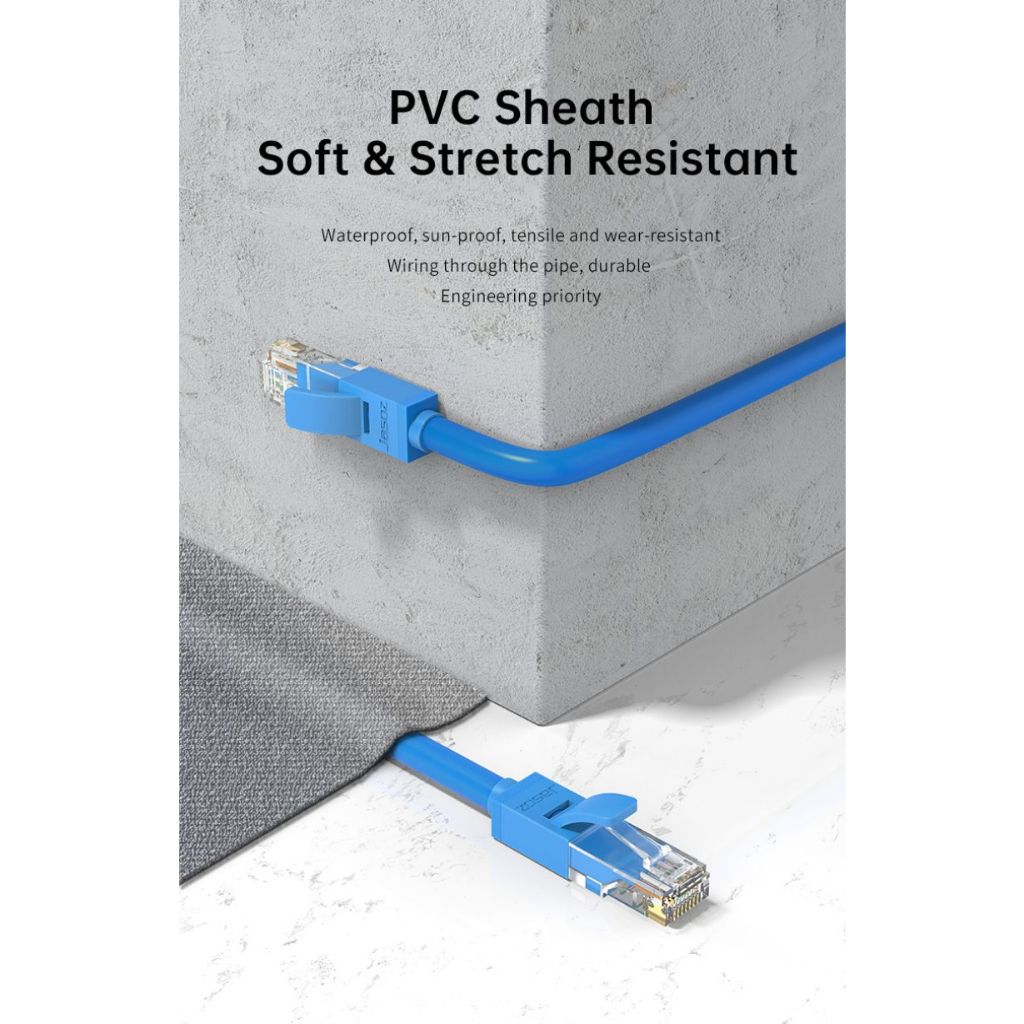 ⚡ส่งจาก กทม⚡Jasoz สายแลน CAT 6 สาย LAN ความเร็วสูง ความยาว 5-30M Ethernet Cable RJ45 รองรับ 1000Mbps