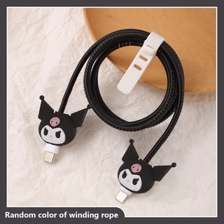 ฝาครอบป้องกันสายเคเบิลข้อมูล Charger Protector น่ารักน่ารัก Data Cable ฝาครอบป้องกันตุ๊กตาการ์ตูนฝาครอบป้องกัน
