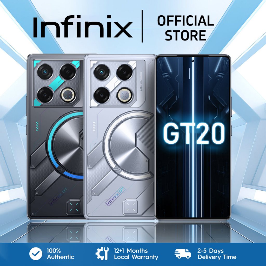 Infinix GT 20 PRO 5G โทรศัพท์มือถือใหม่ 256GB I 144Hz FHDI ชิปเซ็ตเกม Dimensity 8200 Ultimate 4nm