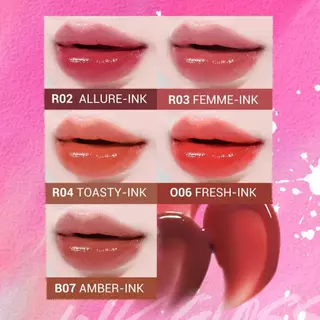 DAZZLE ME Ink-Gloss Lip Tint ลิปกลอสทินท์ ปากฉ่ำวาว ติดทน บางเบาไม่หนักริมฝีปาก