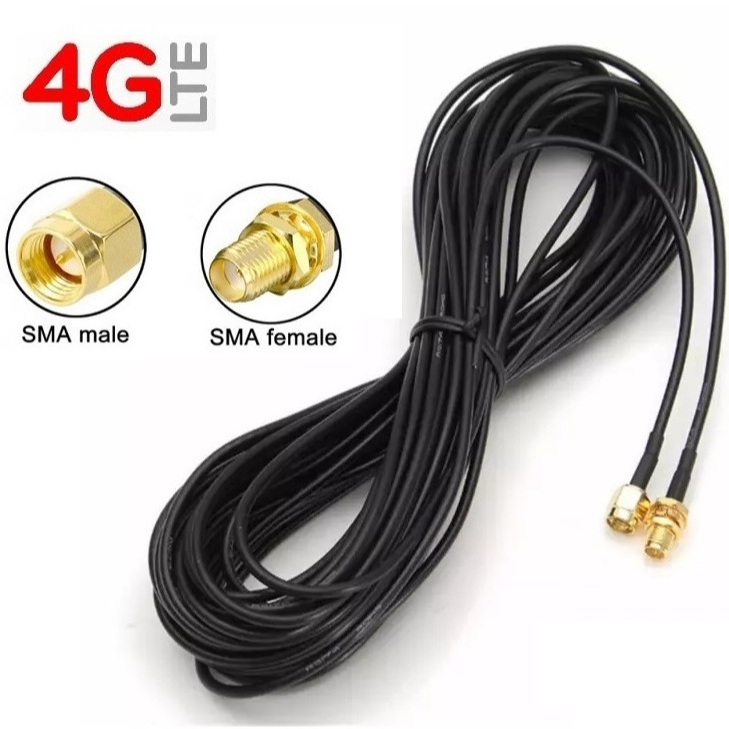 4G Cable Extension Antenna SMA Male to SMA Female 10 เมตร