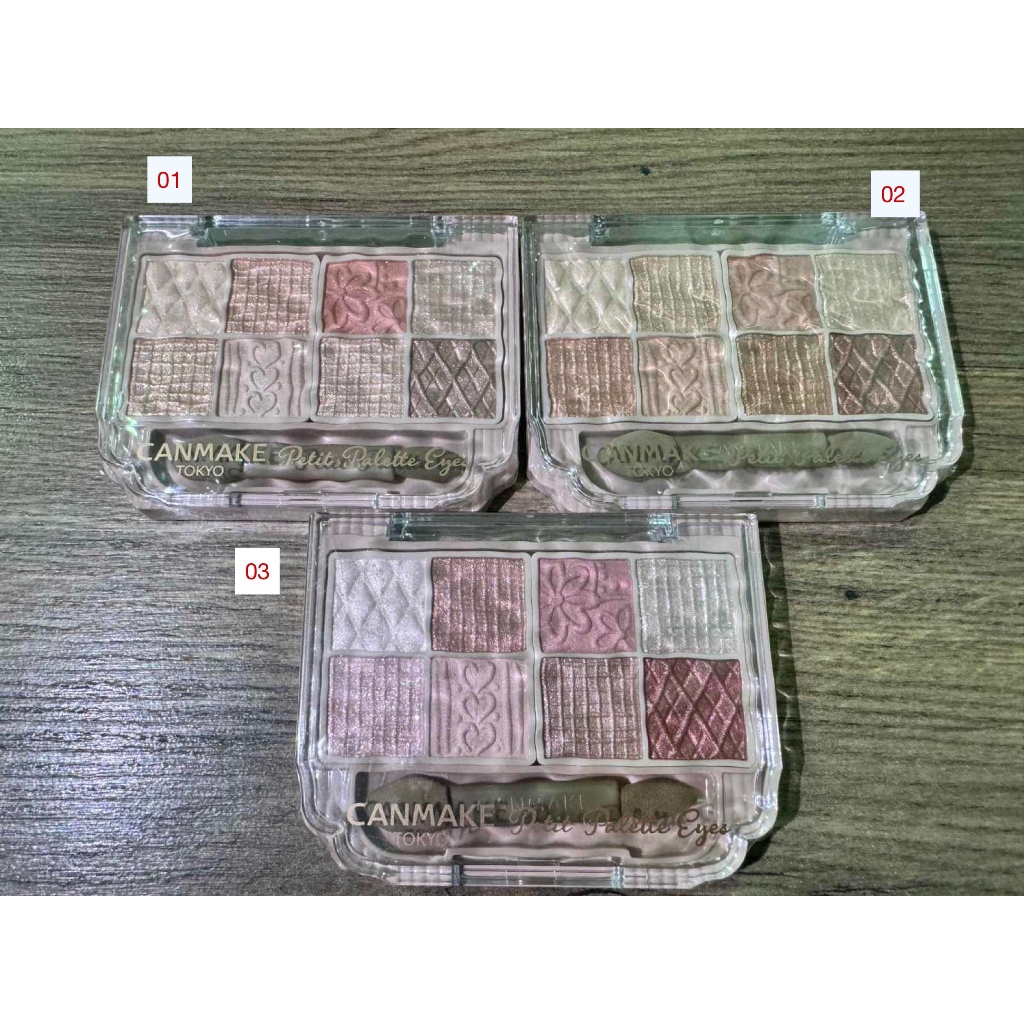 Canmake Tokyo Petit Palette Eyes (Eyeshadow) 01/02/03