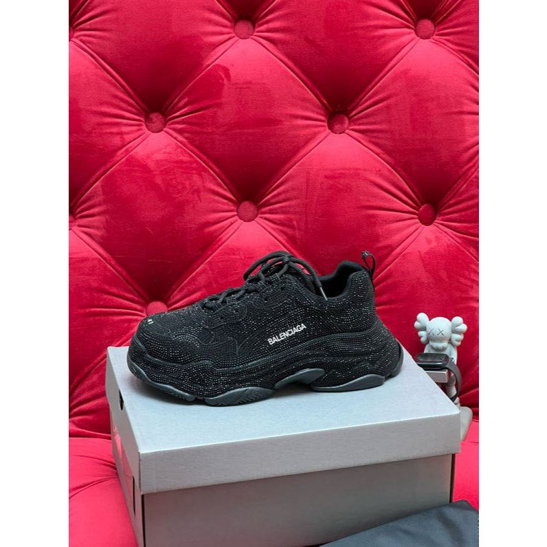 (Exclusive shot) Balenciaga Balenciaga Daddy Shoes 3xl Lace up Low cut Sneakers Diamond Shoes