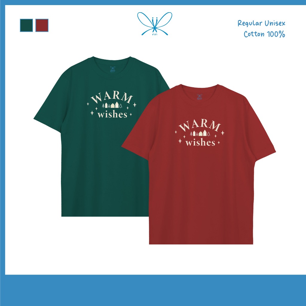 Warm wishes เสื้อยืด T-shirt Unisex Cotton 100%