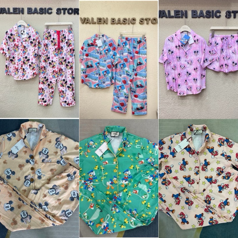 ชุดนอนงานป้าย valen และ ministore
