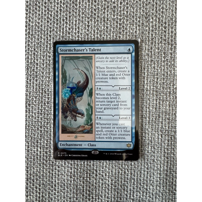 MTG Bloomburrow: Stormchaser's Talent