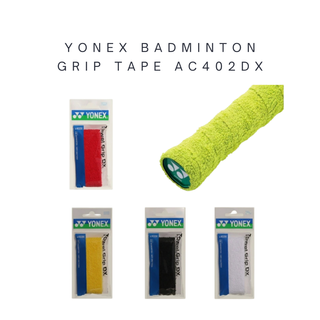 Yonex Badminton Grip Tape Towel Grip Tape AC402DX