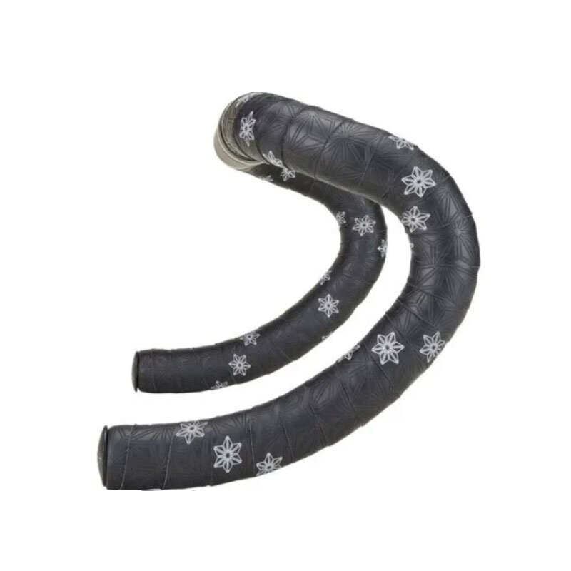 ผ้าพันแฮนด์ เทปพันแฮนด์จักรยาน SUPER STICKY KUSH TAPE GALAXY WHT PRINT/ANO BLK PLUGS