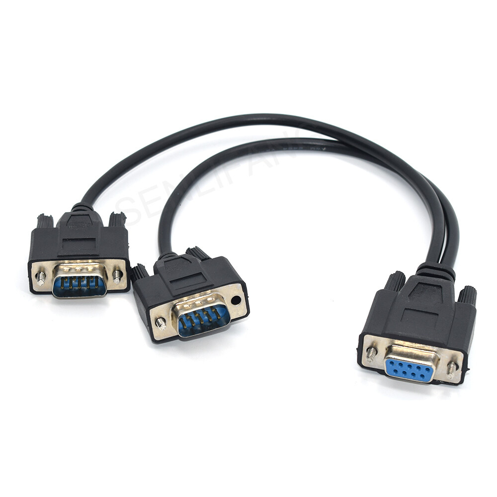สาย Y DB9 (F) ออก 2-DB9 (M) แยกสัญญาณ DB9 Serial 2Port