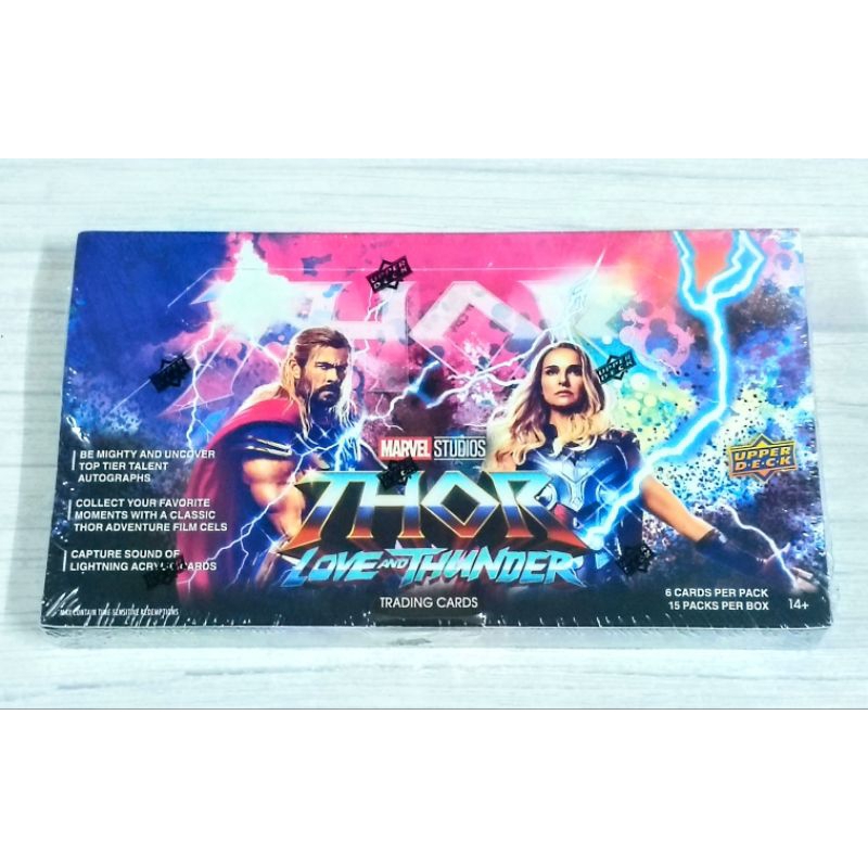 (Sealed Box) กล่องสุ่มการ์ดมาร์เวล UPPER DECK MARVEL THOR : LOVE AND THUNDER TRADING CARDS