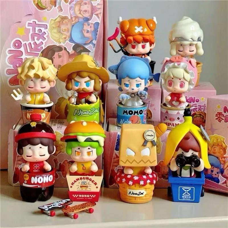 [ซื้อในไลฟ์/Videoลด100.-] จุ่มโมเดล NONO Snack Party Series