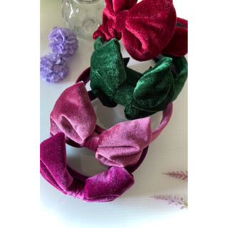 ที่คาดผมกำมะหยี่  รุ่นโบว์ สโนไวท์  (โบว์กลาง/ข้าง)) น่ารัก …