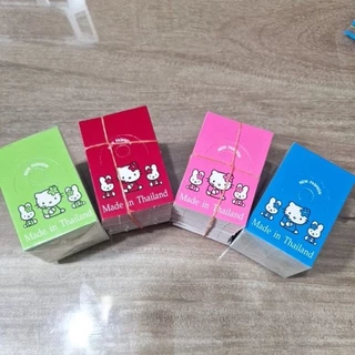 หัว กระดาษ แมว สีล้วน 4x6 1 ก้อนมี 98-100 ใบ กระดาษมันเงา สวยดีครีบ