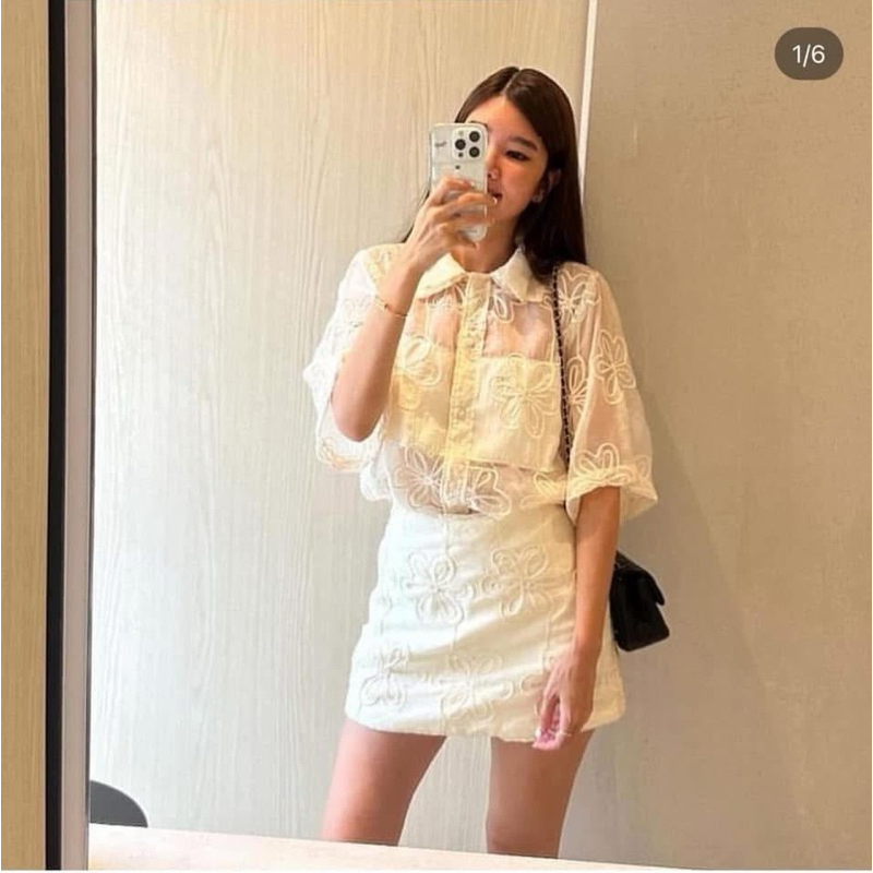Used❤️ lookbook layla shirt XS ❌มีตำหนิ งดต่อ❌