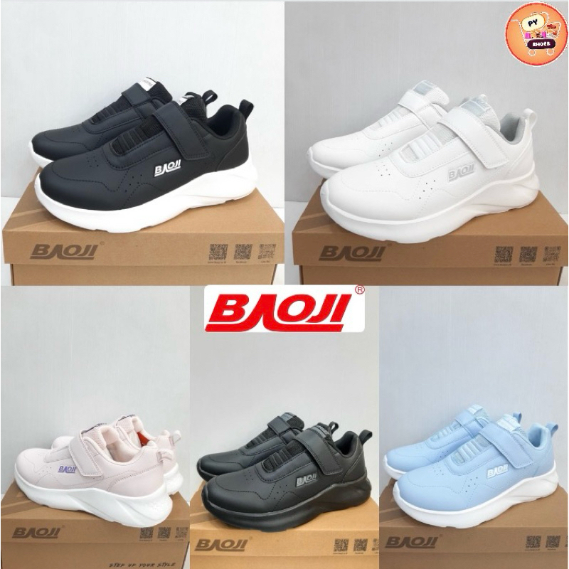 รองเท้าผ้าใบบาโอจิ BAOJI เเท้100% BJW 1097 รองเท้าผ้าใบผู้หญิง ไซส์ 37-41