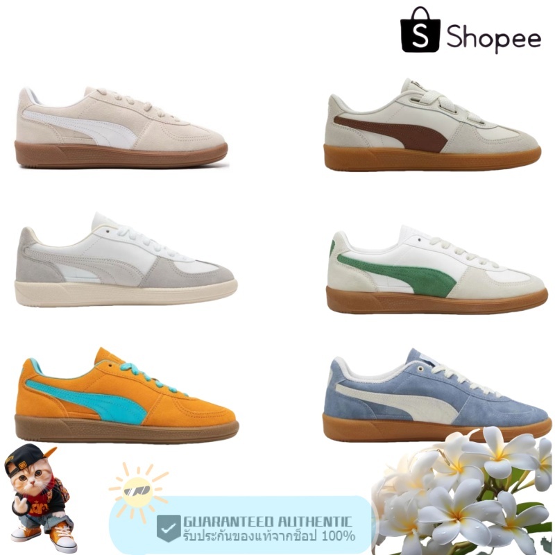 พร้อมส่ง Palermo （396464-07）（ 397252-01）（ 396463-11）（ 396464-02）รองเท้าผ้าใบ （รับประกันของแท้ 100%）