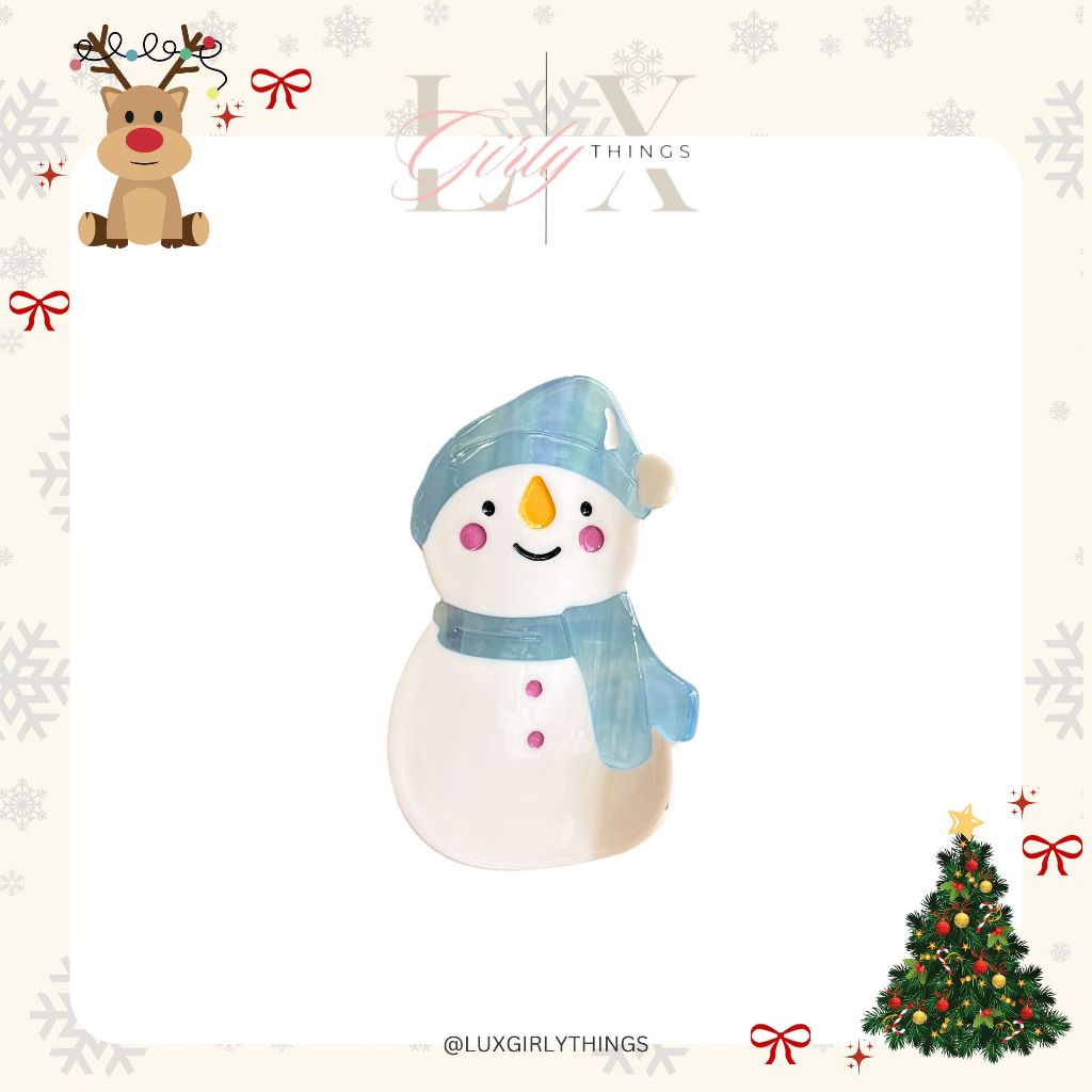 Luxgirlythings - กิ๊บหนีบผมคริสมาสต์ ของขวัญคริสมาสต์