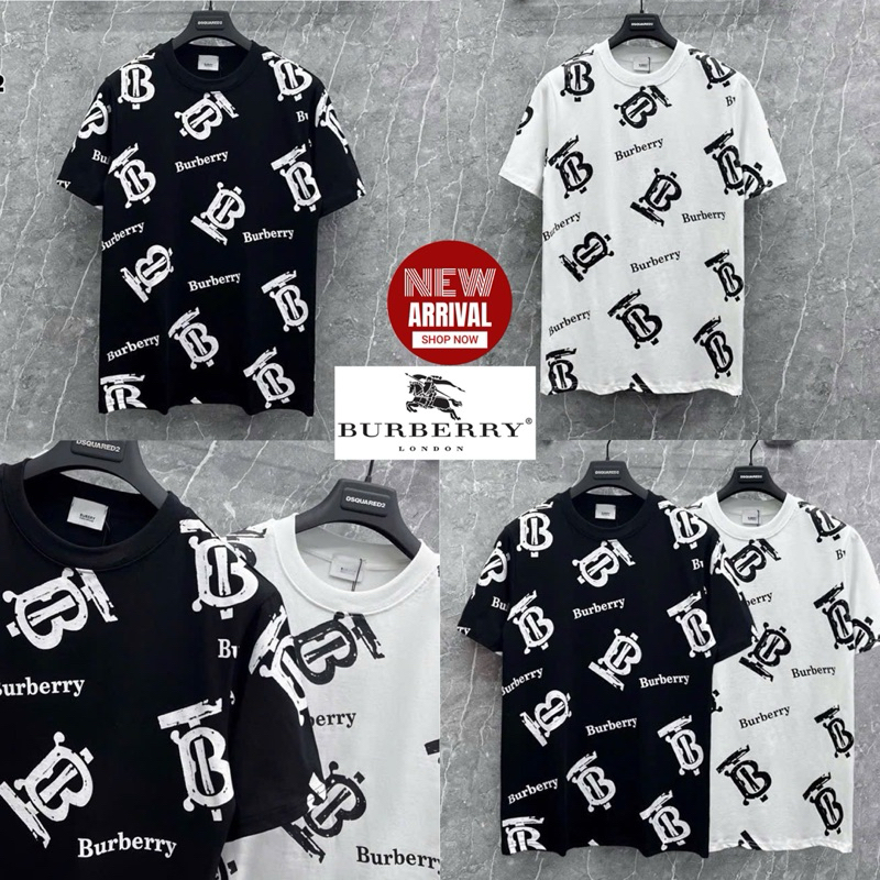 เสื้อยืดแขนสั้นคอกลม Burberry hiend 1:1 cotton งานสวย ตรงปก ส่งไว