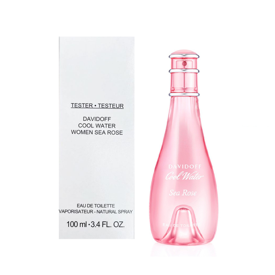 Davidoff Cool Water Sea Rose EDT 100 ml. เทสเตอร์ กล่องขาว
