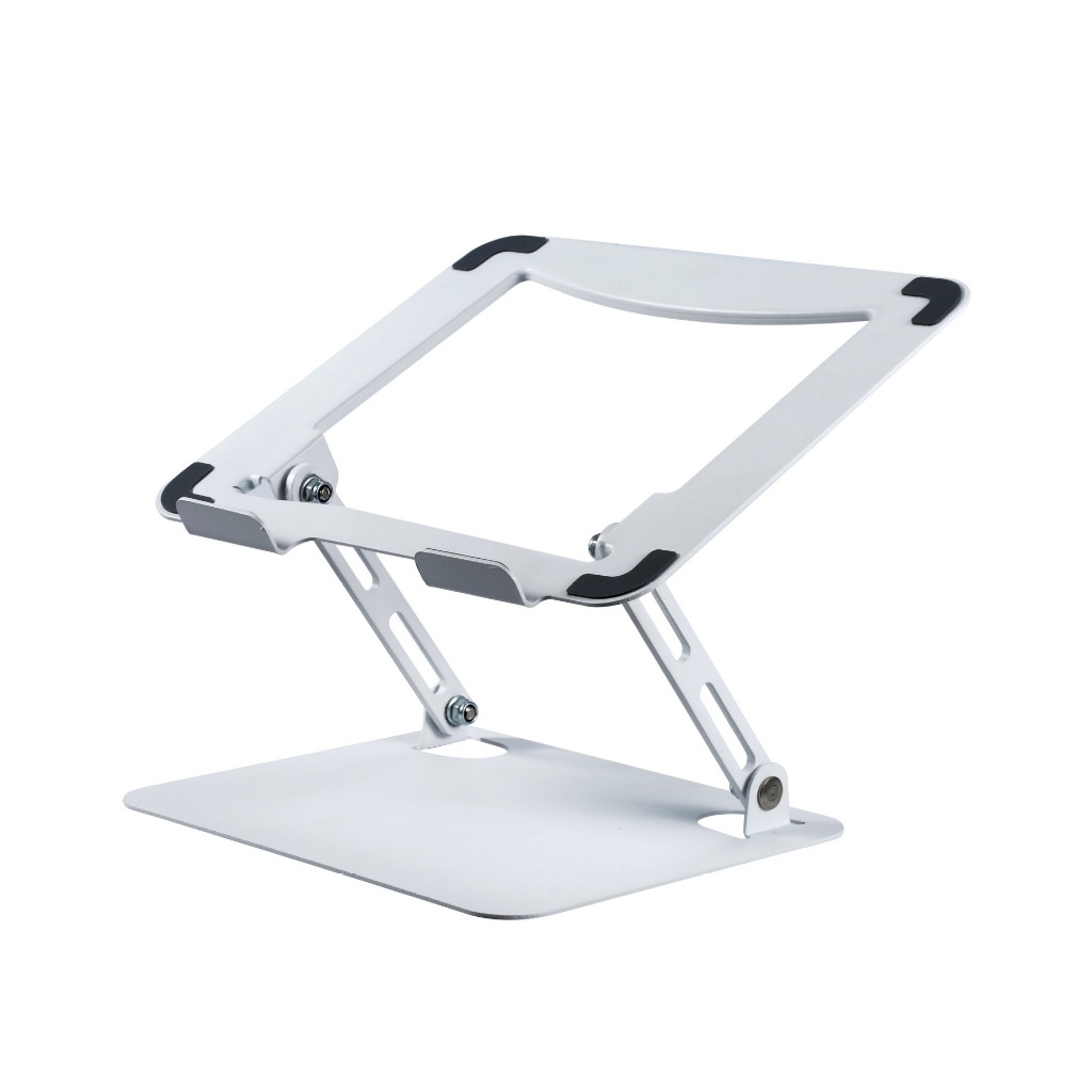 Notebook stand ขาตั้งระบายความร้อน วัสดุเหล็ก แท่นวางโน๊ตบุ๊ค  พับเก็บได้ ที่วางไอแพด แท็บเล็ต ขาตั้งแล็ป รุ่น N15