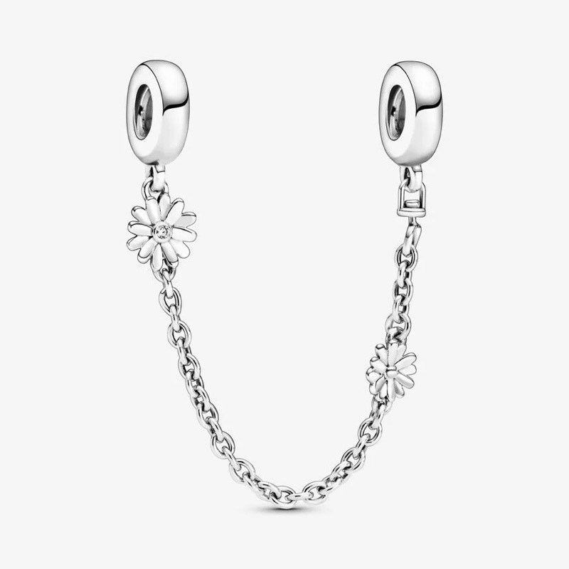 (ของแท้ พร้อมส่ง) Pandora Daisy Safety Chain รูปที่ 2