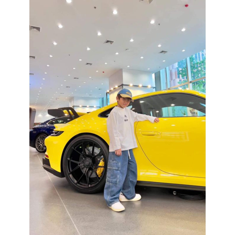 Kid's So Cool Collection Stay Loose Cargo Pants  รุุ่น#2490 (JNS67)