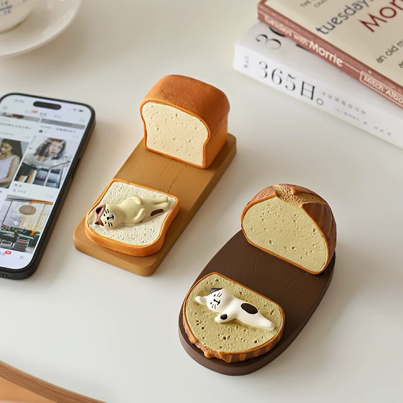 🇹🇭พร้อมส่ง!! DECOLE ญี่ปุ่น ZAKKA ที่ตั้งโทรศัพท์ ของขวัญ แท็บเล็ตน้องแมว เรซิ่นงานฝีมือ โมเดล