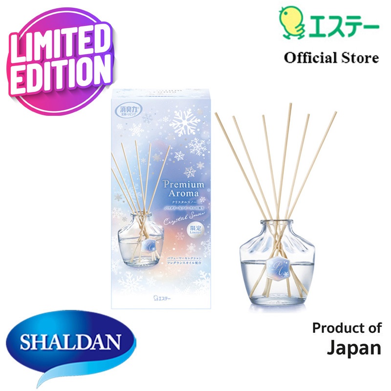 Shaldon Premium Aroma Stick Diffuser: Crystal Snow ไม้หอมปรับอากาศพรีเมี่ยมอโรม่า กลิ่นคริสตัล สโนว์