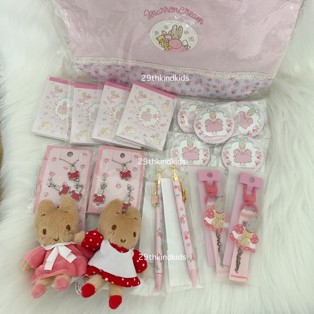 สินค้ามารอนครีม Sanrio marron cream แท้ ปากกา สมุด เข็มกลัด