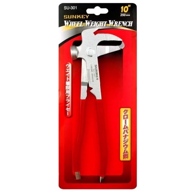 Sunkey คีมถอดและตอกตะกั่วถ่วงล้อ 10นิ้ว SU-301