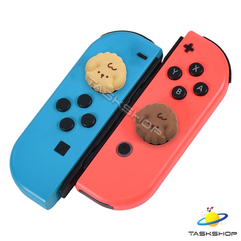 (1 ชิ้น)💥ใหม่ล่าสุด🔥🎮ปุ่มยาง / จุกยาง / ซิลิโคน ลาย Cartoon สุด Cute✨ สำหรับ Joy Con Nintendo Switch / OLED / Lite