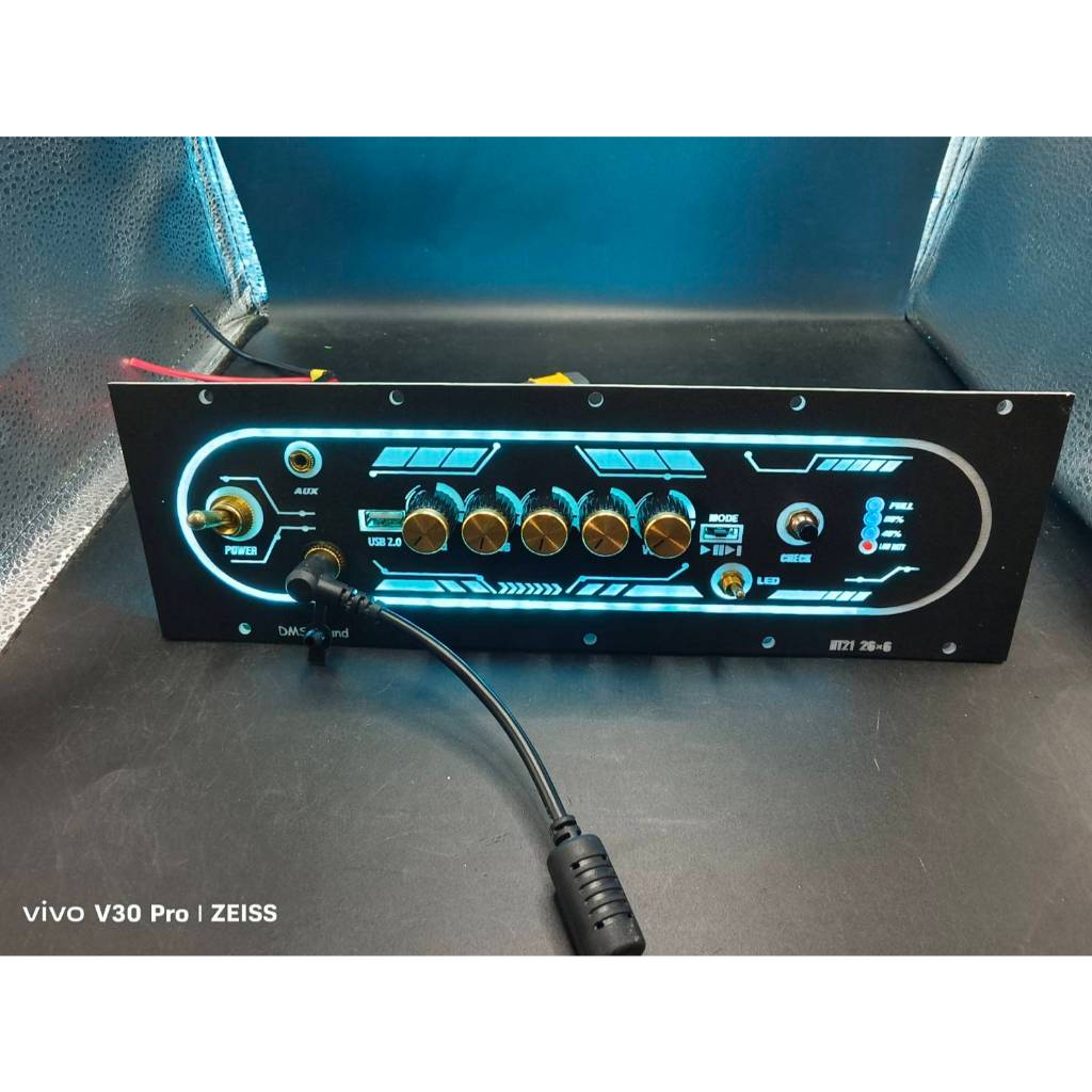 ชุดเพลท HT21 3G โม คาปา เกรด Audio กันไฟตก วัดแบตธรรมดา มีไฟ LED